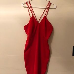 Red Strappy Top Dress